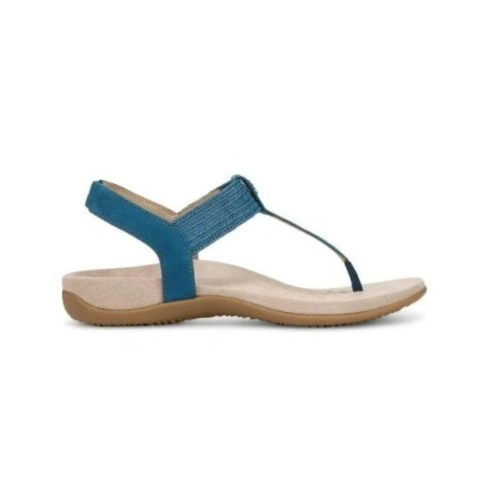 Vionic Brea Toe Post Slingback Sandal Celestial Teal Nubuck I9863L5403